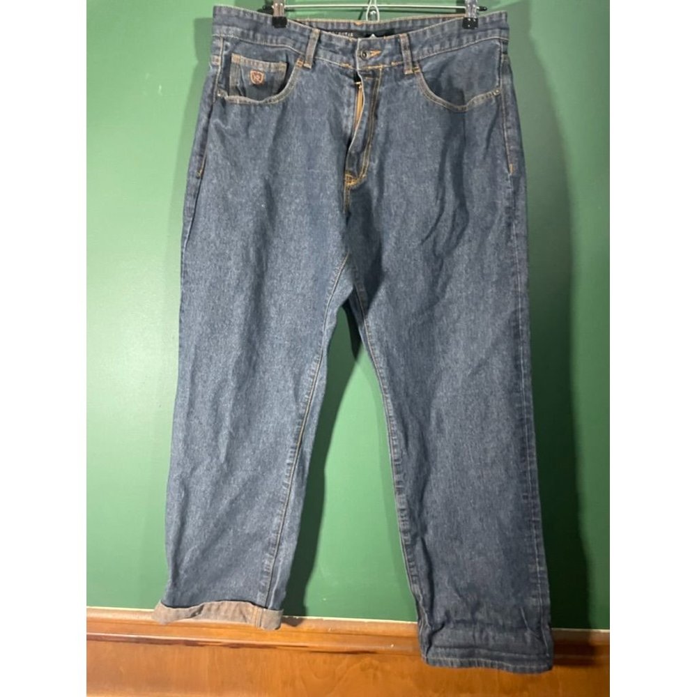 Roca wear - Men's Blue Denim Logo Jeans - Size 38
